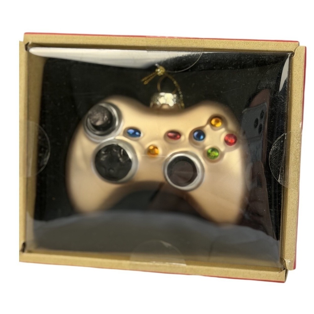 Merry Way Microsoft Xbox 360 Gold Game Controller Christmas Tree Ornament